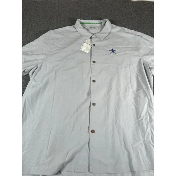 NWT Men's Tommy Bahama Dallas Cowboys Coconut Point Tropical Shirt XXXL - Picture 7 of 10